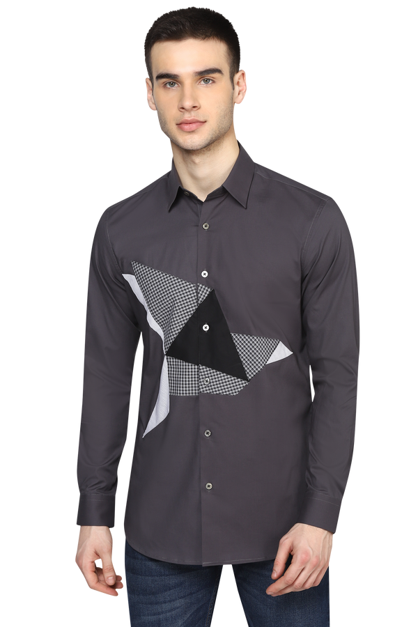 The Fly High Shirt in Charcoal Grey