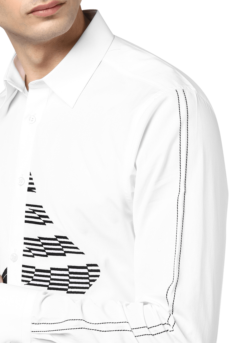 The Functional Lines Shirt With Utility Pocket - NOONOO
