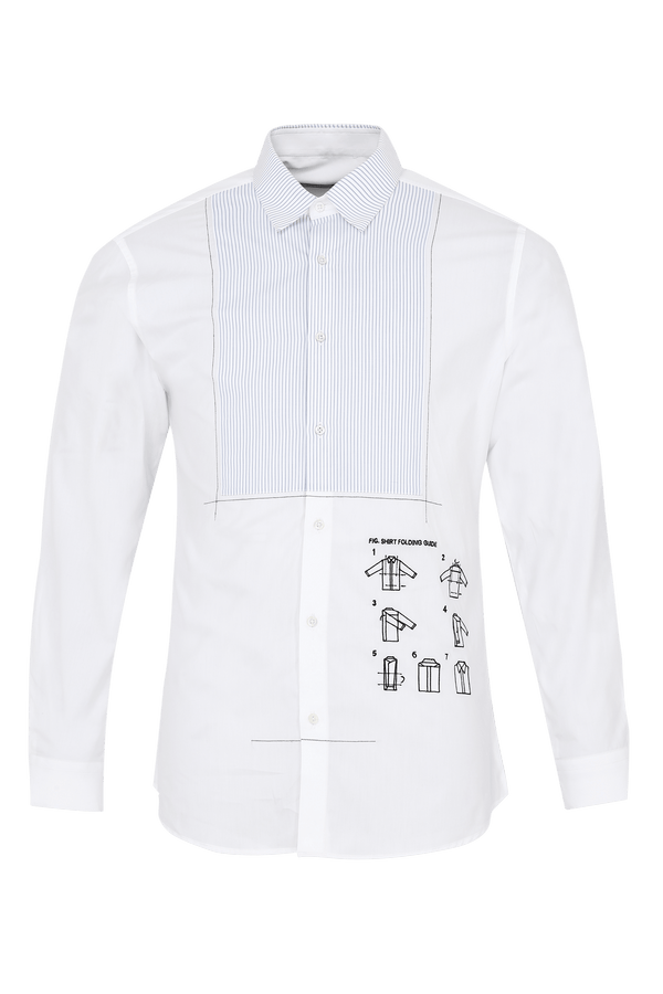 The Manual Shirt With Tux Detail - NOONOO