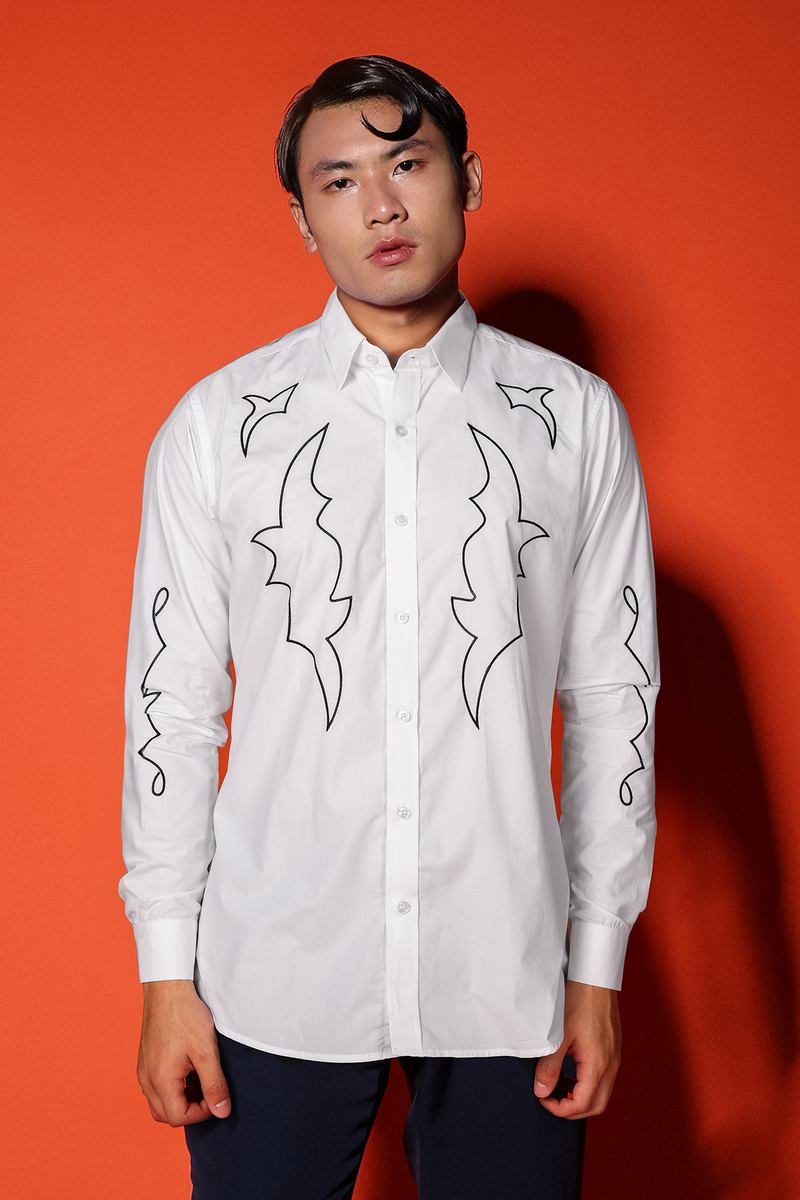 Bootstrap Shirt in White