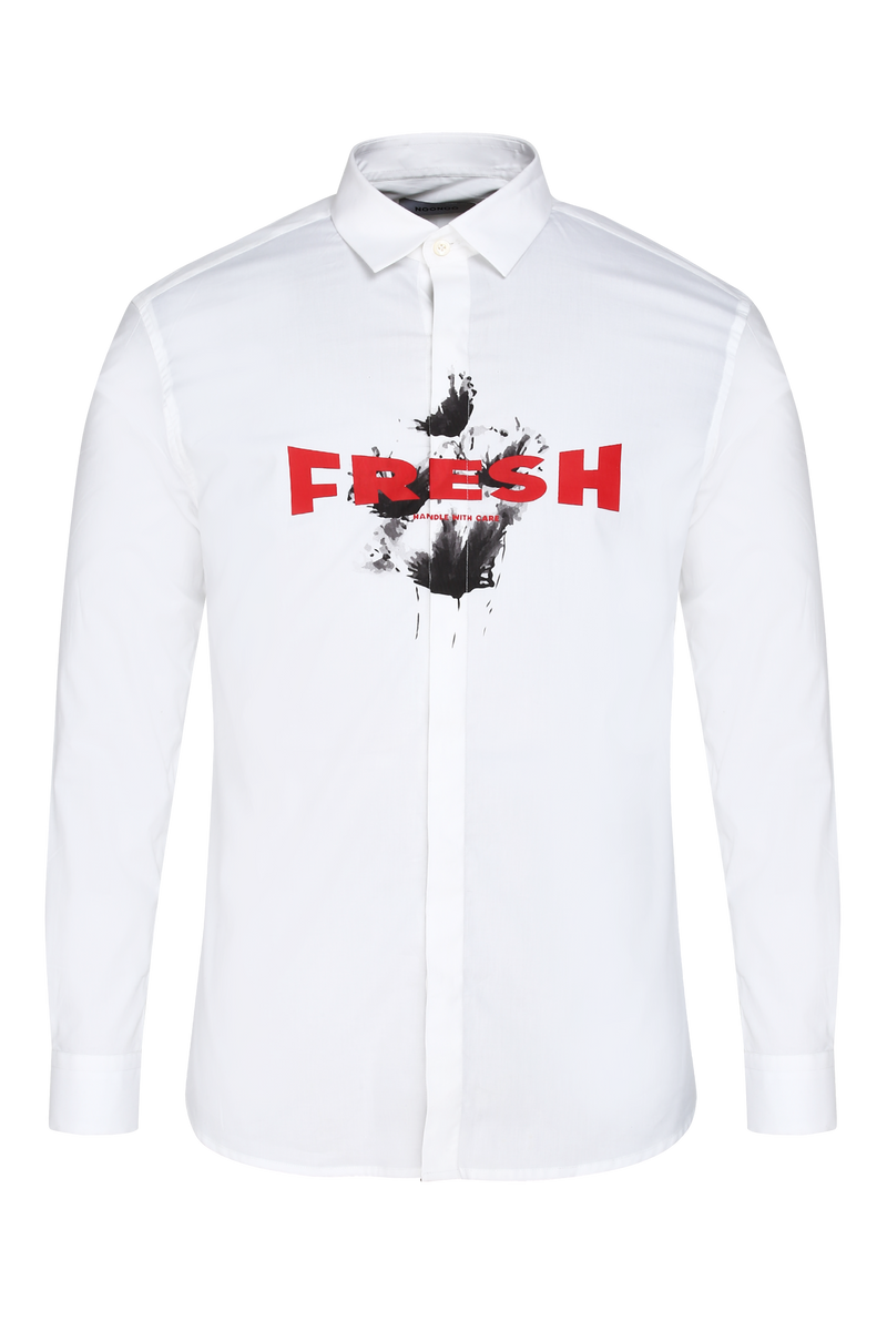 The Printed Cinematic Fresh Shirt in White