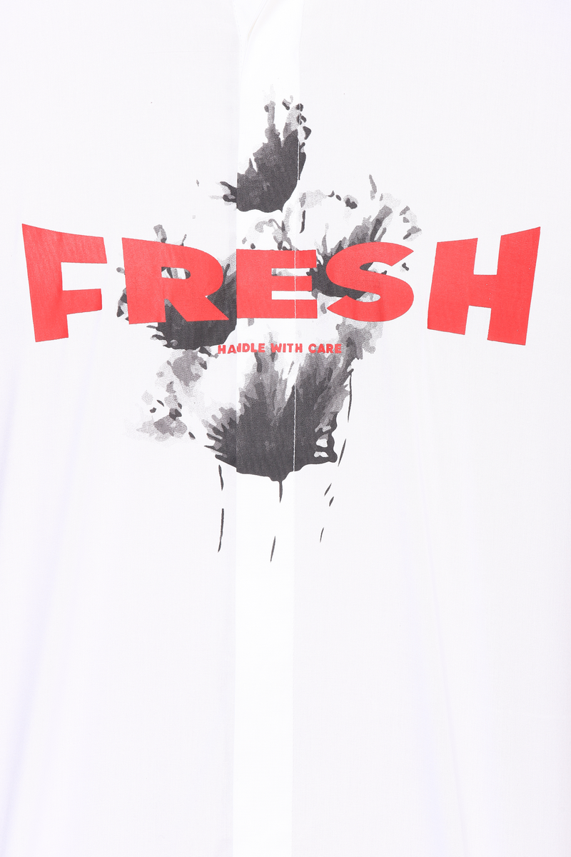 The Printed Cinematic Fresh Shirt in White