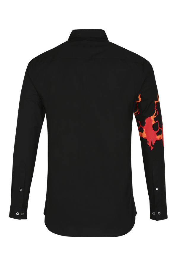 The Spit Fire Shirt in Black