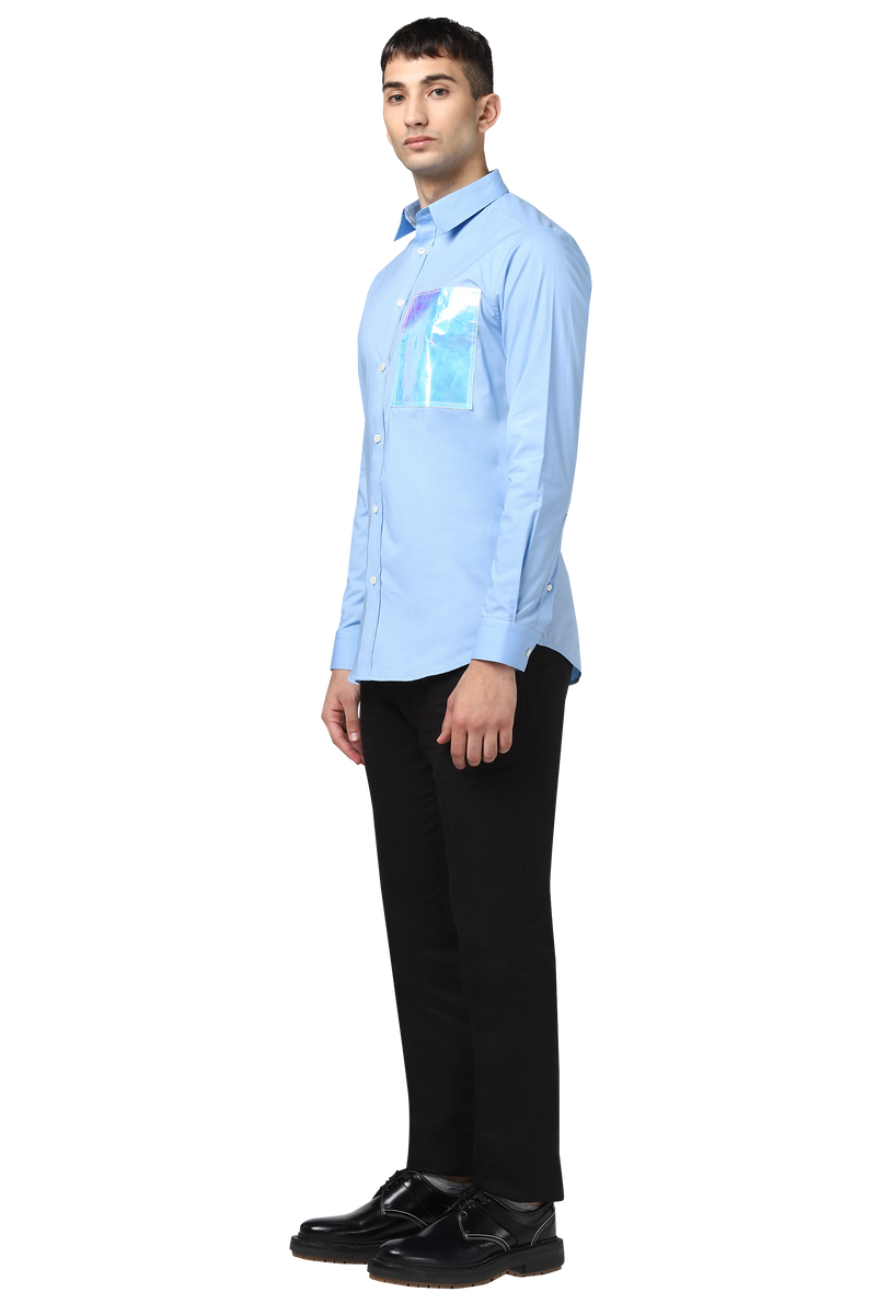 Html + Shirt with holographic patch