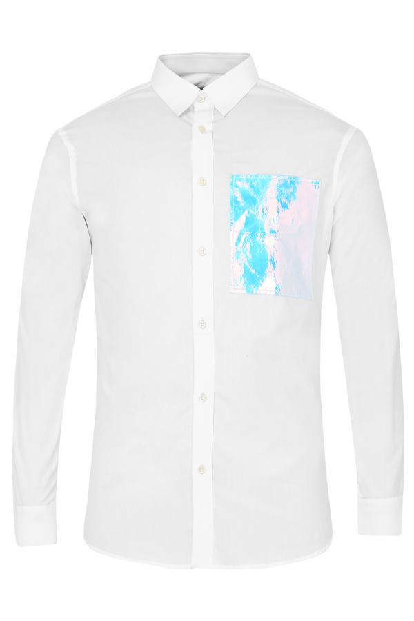 Html + Shirt with holographic patch