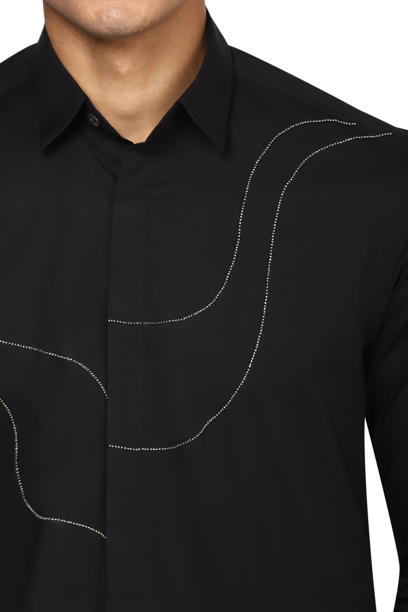 The Splinter Shirt in Black