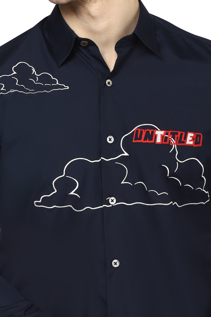 The Untitled Shirt in Navy