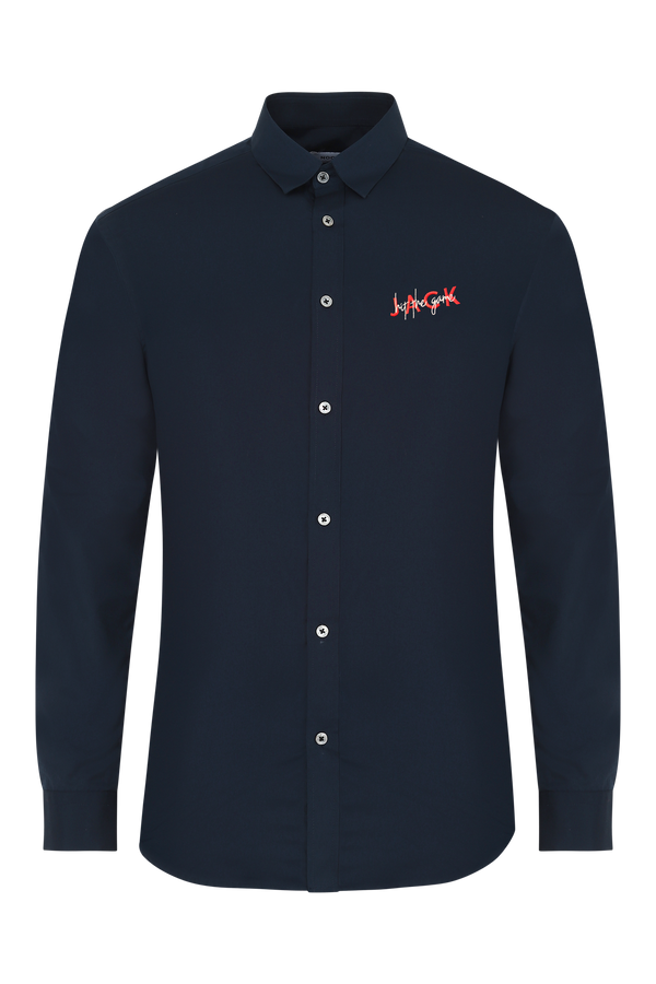 The Jack Little Shirt with Cuff Embroidery