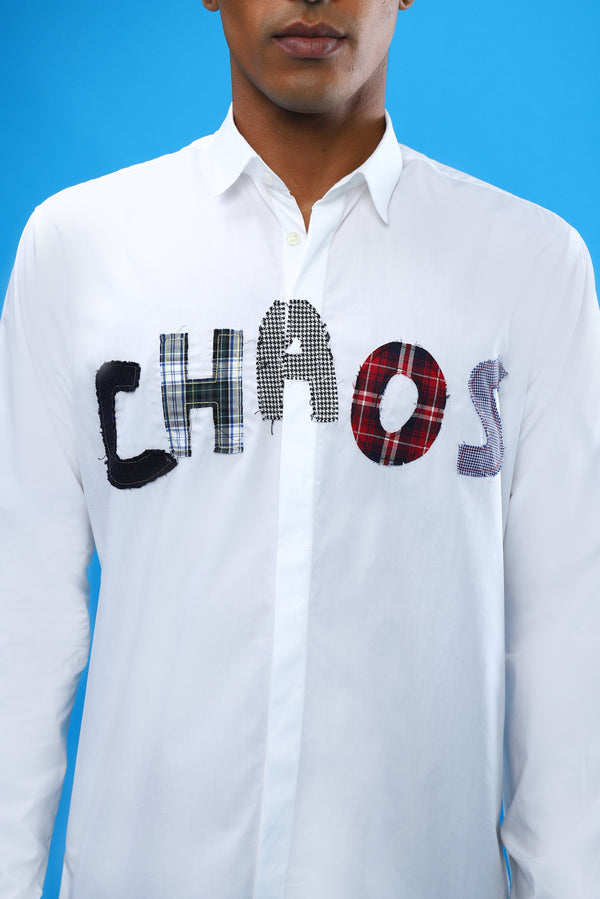 The Chaotic Appliqué Shirt - NOONOO