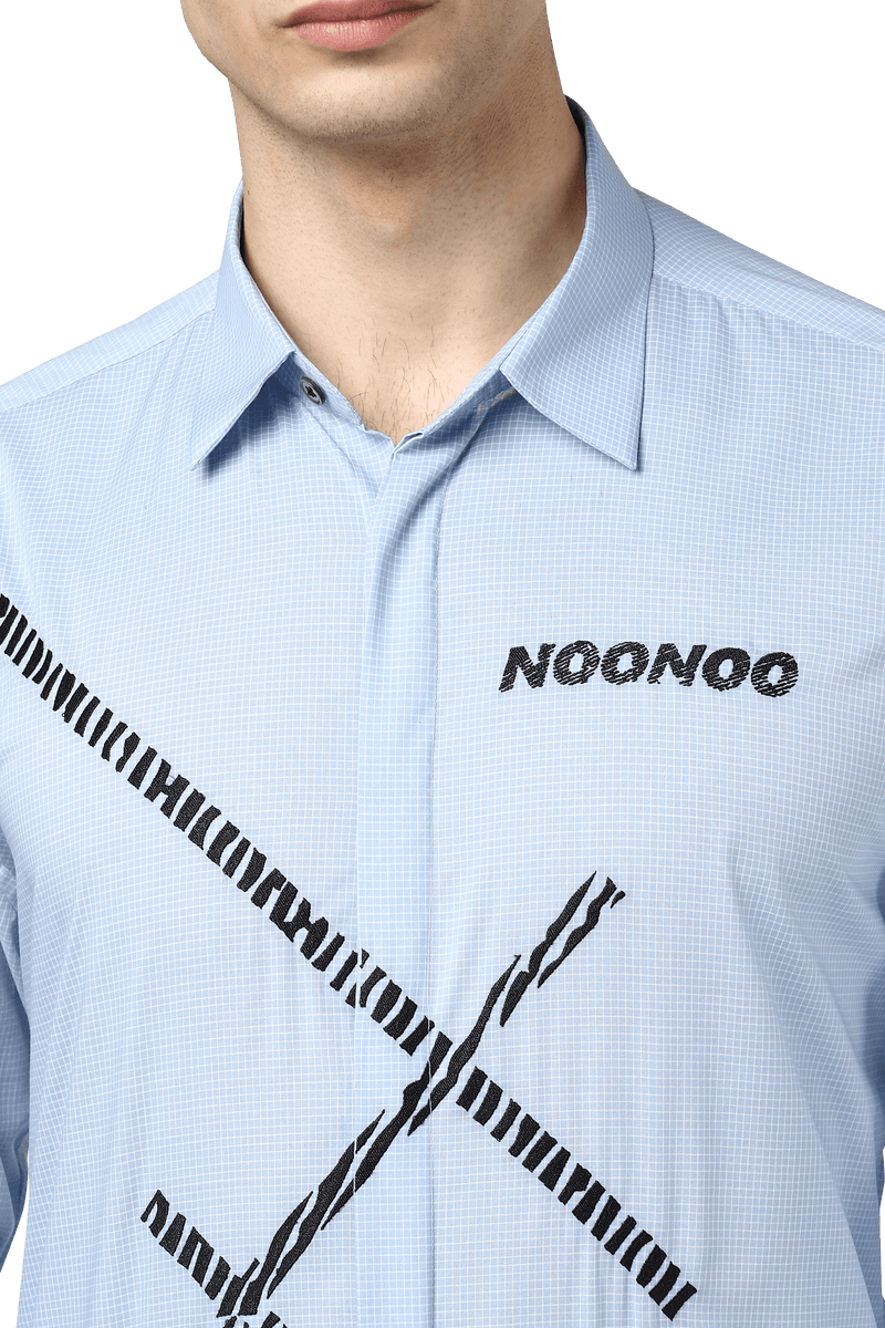 The Interrupted Signal 'NOONOO' Logo Shirt - NOONOO