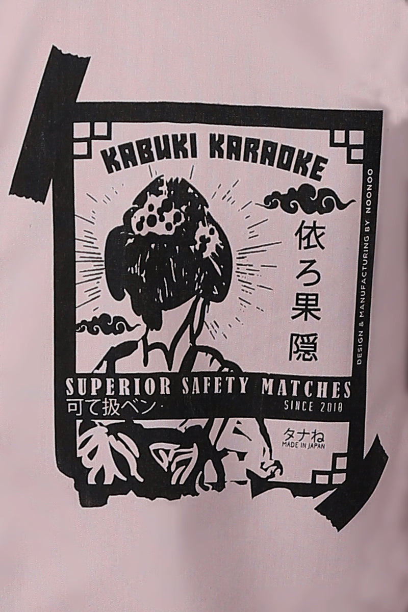 The Kabuki Karaoke Shirt In Dirty Rose - NOONOO