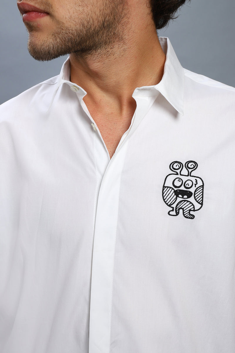 The Peeping Monster Shirt Crest - NOONOO