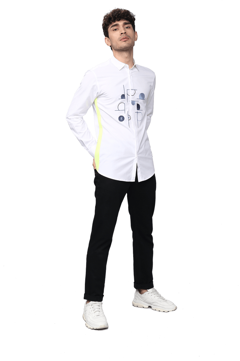 The Sensu Fan Shirt with Wasabi Green - NOONOO
